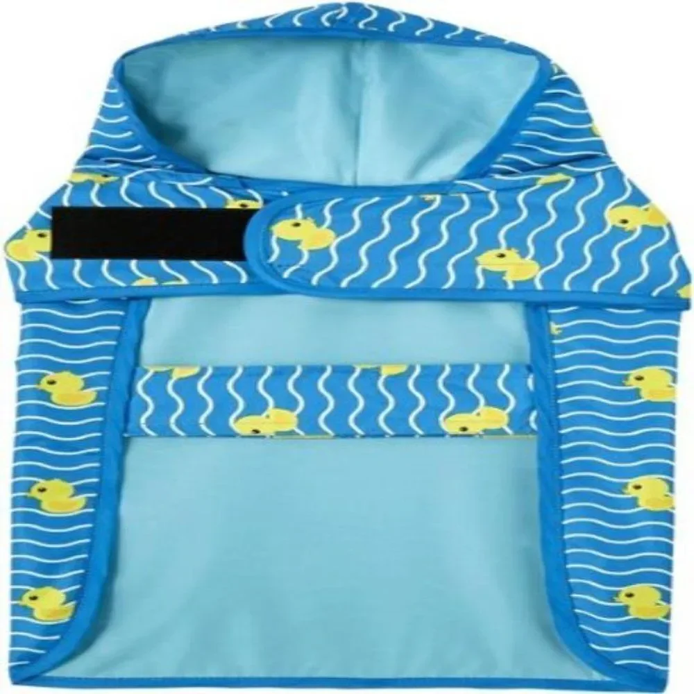 Dog Raincoat Waterproof Clothes Pet Jacket Coat Vest‎ Rubber Ducky